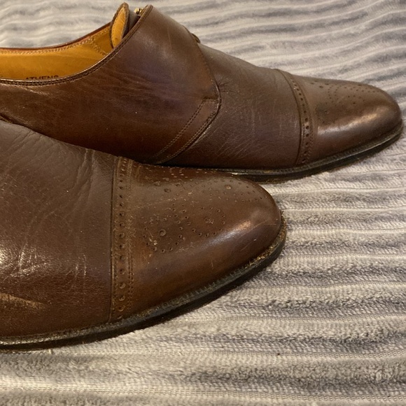 Mezlan Dark Brown Leather Oxfords, gently used main image 8